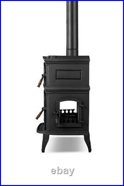 Woody Cast Stove with Stove, Wood Burning Stove, Cast Iron Stove, Tong Set Free