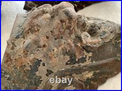 X Large Antique Wood Burning Stove Tub Feet Set 4 Gothic Gargoyle Lion 4.5 lb ea