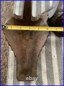 X Large Antique Wood Burning Stove Tub Feet Set 4 Gothic Gargoyle Lion 4.5 lb ea