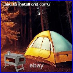 Yesinaly Ultralight Camping Stove Portable Backpacking Stove for Tent, Campin